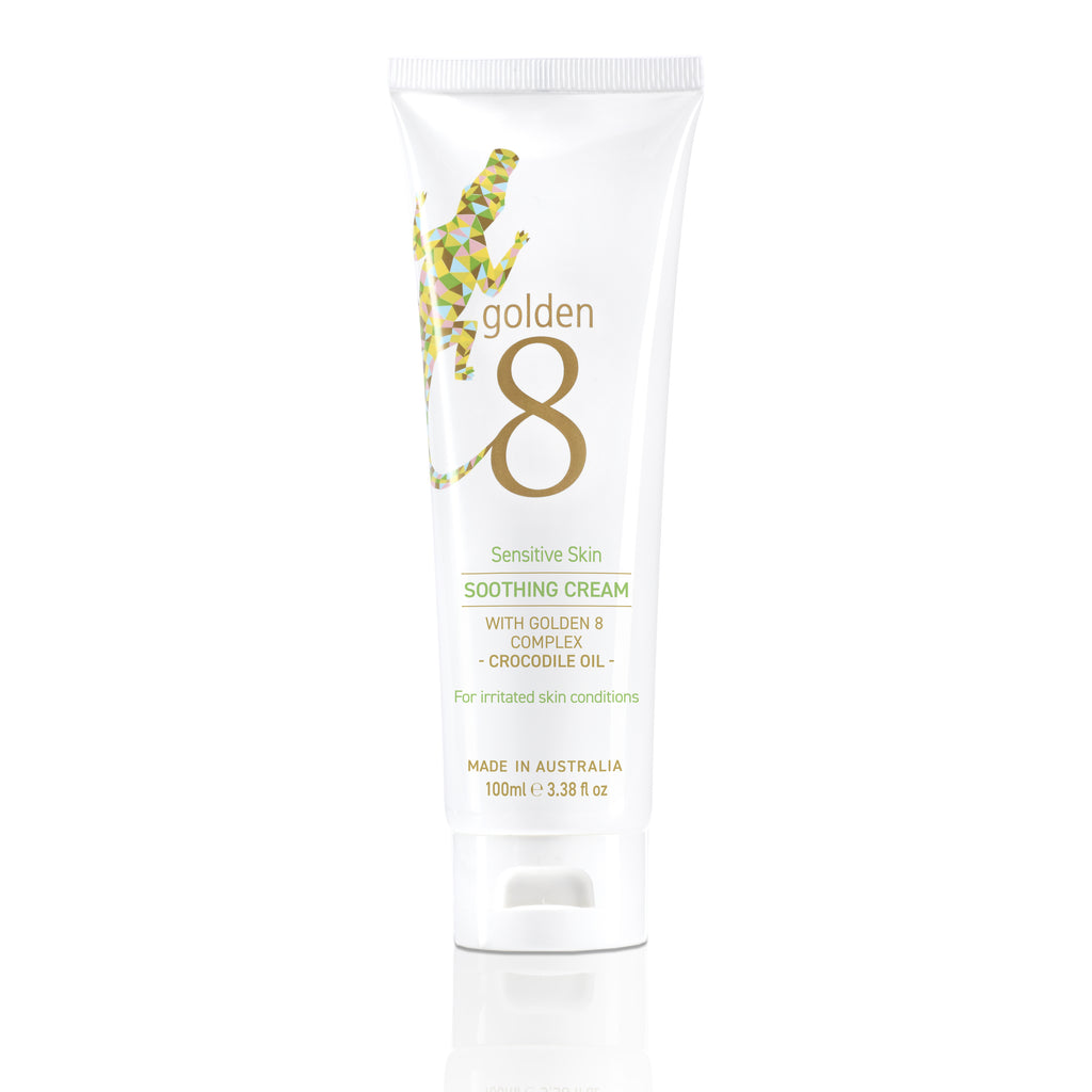 Crocodile Oil Soothing Cream 100ml | Golden 8 Skincare Crocodile Oil Soothing Cream 100ml | Golden 8 Skincare