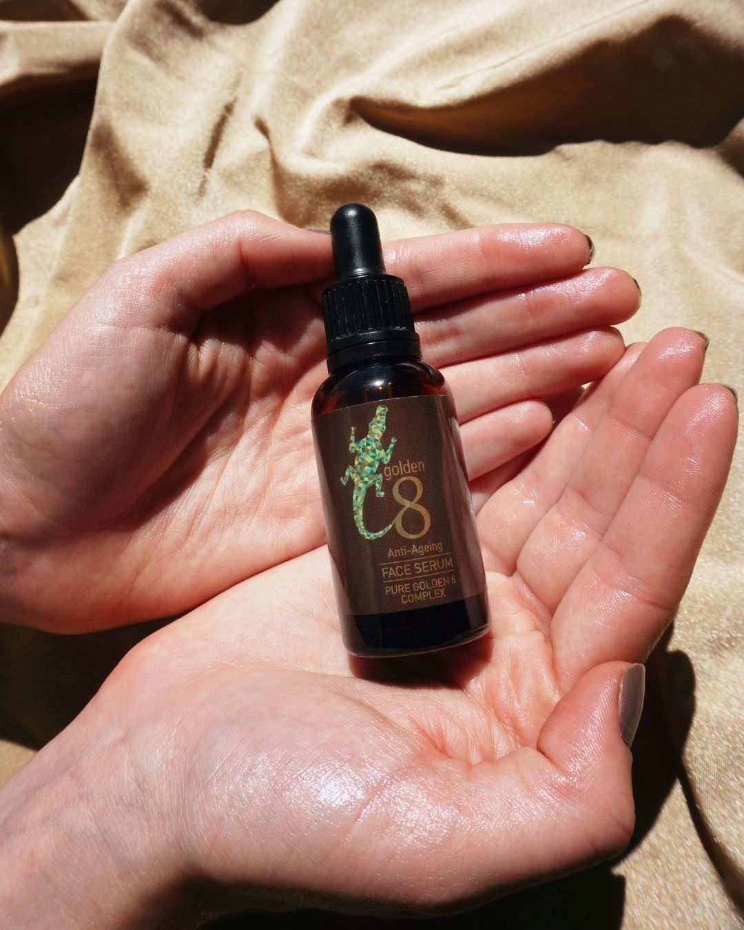 Face Serum 30ml - 100% Pure Golden 8 Complex